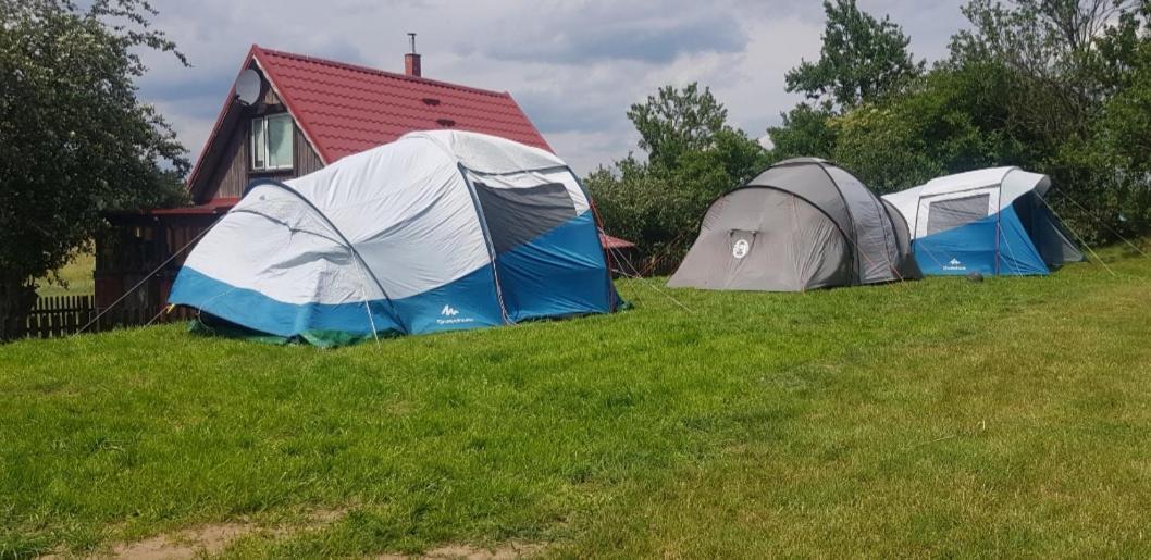 Wczasy Na Kaszubach U Hani Wiele Exterior foto